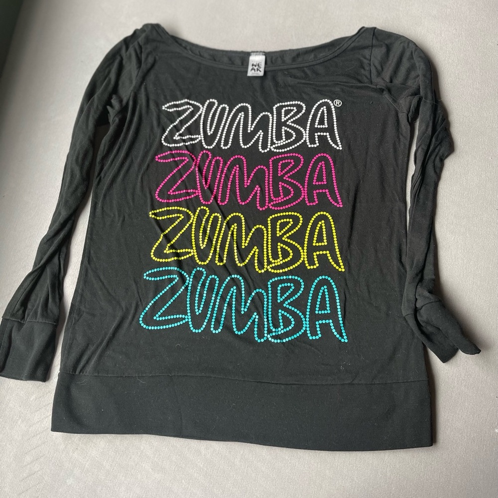 Zumba long sleeve top large